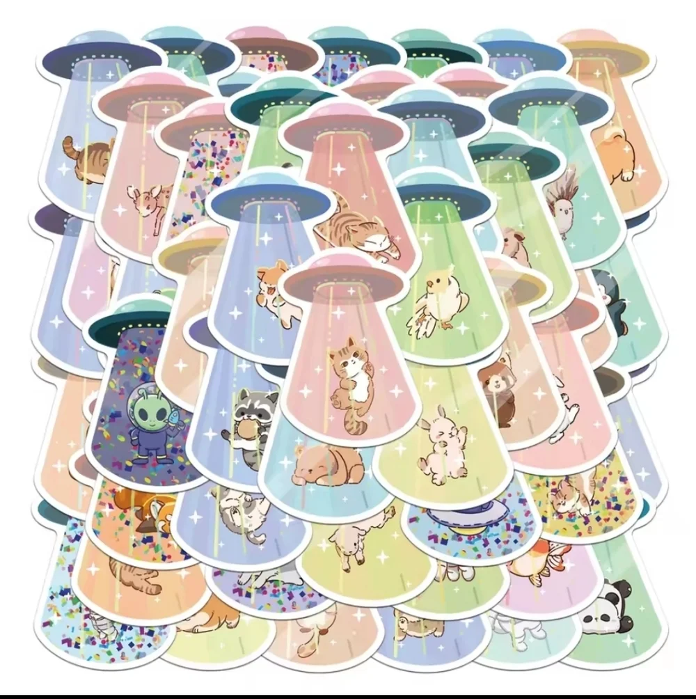 Colorful Animal Party Cupcake Toppers